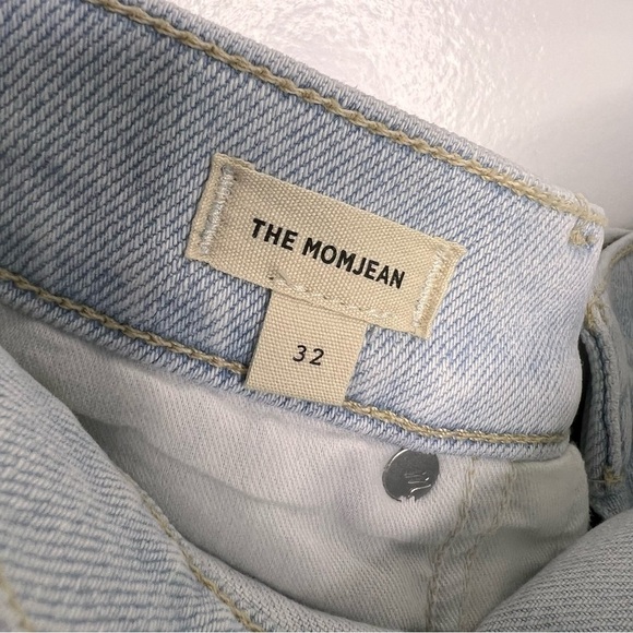 MADEWELL Light Wash Distressed Mom Jeans - Picture 8 of 8